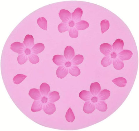 Smello's Cherry Blossom Flower Silicone Fondant Mould (FB 123)