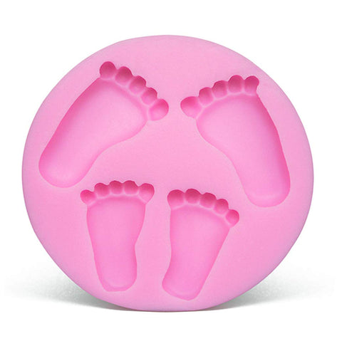 Smello's 3D Baby Feet Silicone Fondant Mould (FB 115)