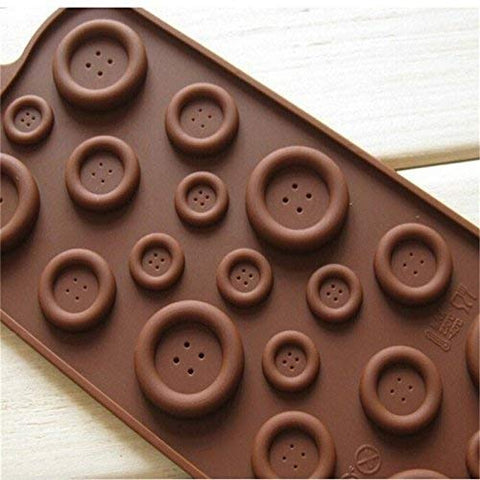 Smello's Button Chocolate Silicone Moulds (CHM 125)