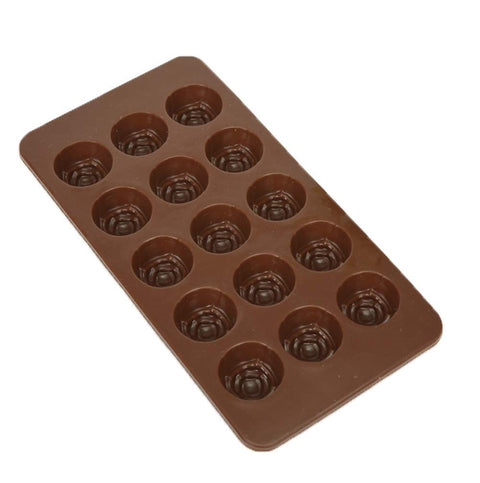 Smello's 15 Rose Flower Design Chocolate Silicone Moulds (CHM 114)