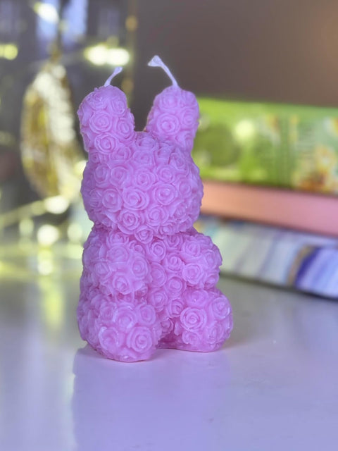 Smello's Rose Rabbit Candle Silicone Mould (SCM 191)