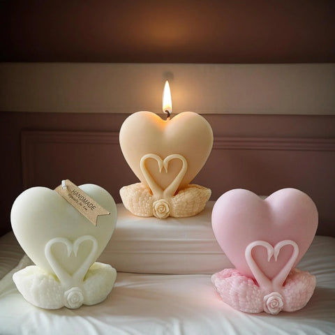 Smello Swan Couple Silicone mould for Candles, Soap & Resin (SCM 279)