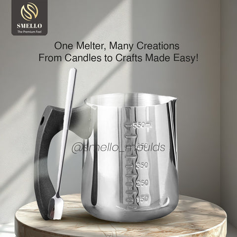 Smello's Stainless Steel Measuring Cup with Spoon 550 ml (CW 117)