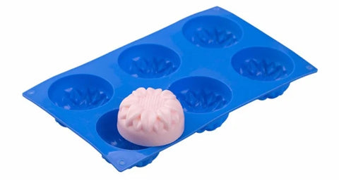 Smello's 6 Cavity Sunflower Silicone Floral Mould (FM 103)