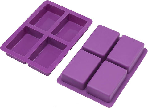 Smello's 4 Cavity Rectangle Silicon Moulds (BS 110)