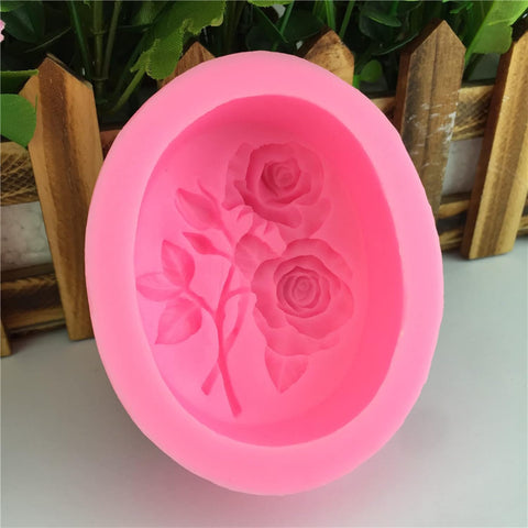 Smello's Floral Silicone Soap Moulds (SC 128)