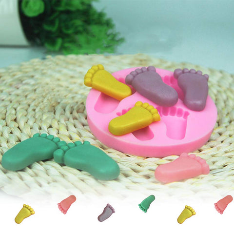 Smello's 3D Baby Feet Silicone Fondant Mould (FB 115)