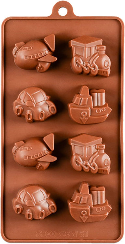 Smello's Car Train Ship Chocolate Silicone Moulds (CHM 108)