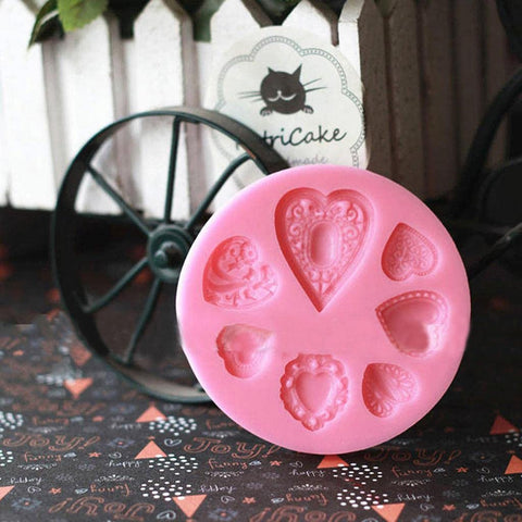 Smello's Royal Heart Silicone Fondant Mould (FB 103)