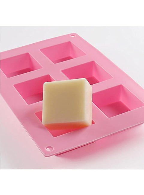 Smello's 6 Cavity Square Silicon Moulds (BS 111)