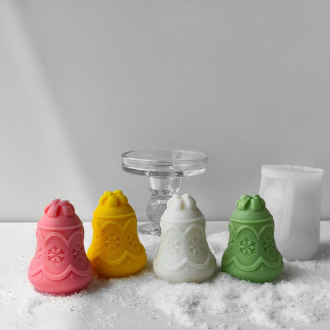 Smello Christmas Bell Silicone mould for Candles, Soap & Resin (SCM 267)