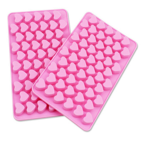 Smello's 60 Cavity Small Heart Chocolate Silicone Moulds (CHM 118)