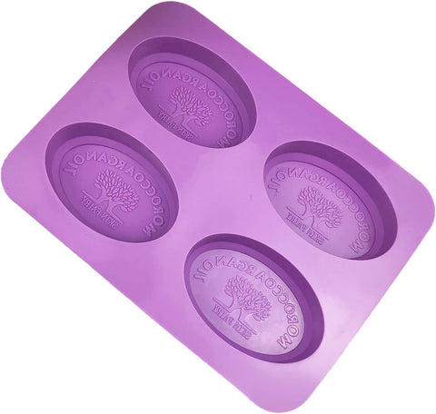 Smello's 4 Cavity Tree Of Life Oval Silicone 3D Multi Cavity Mould (MC 105)