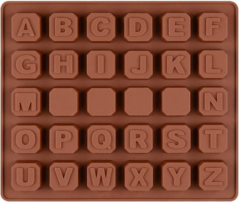 Smello's English Alphabets Chocolate Silicone Moulds (CHM 135)