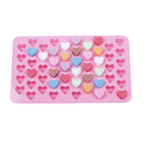 Smello's 60 Cavity Small Heart Chocolate Silicone Moulds (CHM 118)