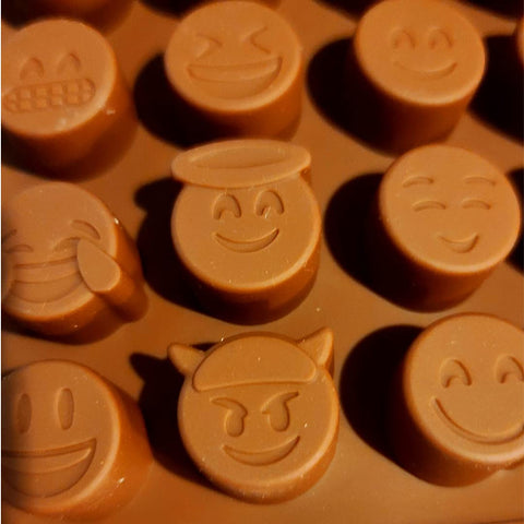 Smello's 28 Cavity Emoji Chocolate Silicone Moulds (CHM 119)