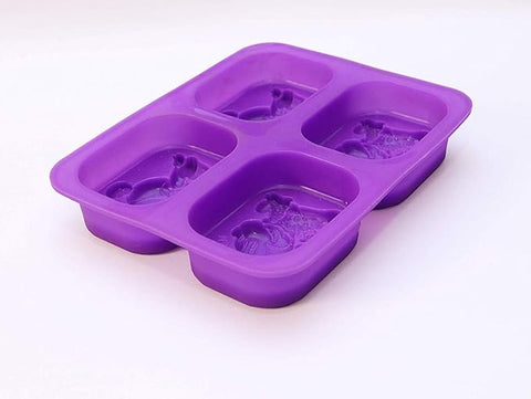 Smello's 4 Cavity Mouse Kids Special Silicone Mould (KS 109)