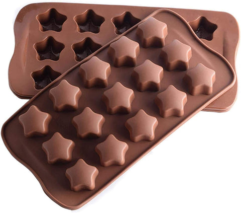 Smello's 15 Cavity Baby Star Chocolate Silicone Moulds (CHM 117)