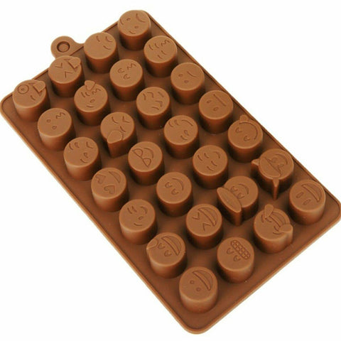 Smello's 28 Cavity Emoji Chocolate Silicone Moulds (CHM 119)