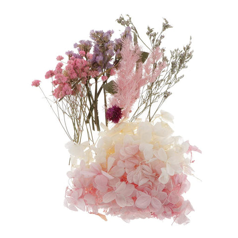 Smello's Natural Dried Pressed Flowers - Mixed, Multiple Colourful Pressed Flowers for Candle, Crafts Making, Dried Flowers for Resin Art, Floral Decors (BO 107)