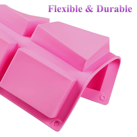 Smello's 6 Cavity Rectangle Silicon Moulds (BS 102)