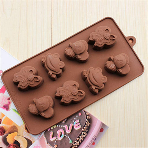 Smello's Cute Animal Chocolate Silicone Moulds (CHM 107)