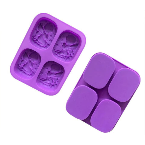 Smello's 4 Cavity Boy Angel Silicone 3D Multi Cavity Mould (MC 110)