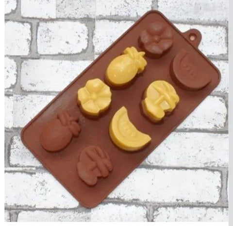 Smello's Tropical Fruits Chocolate Silicone Moulds (CHM 151)