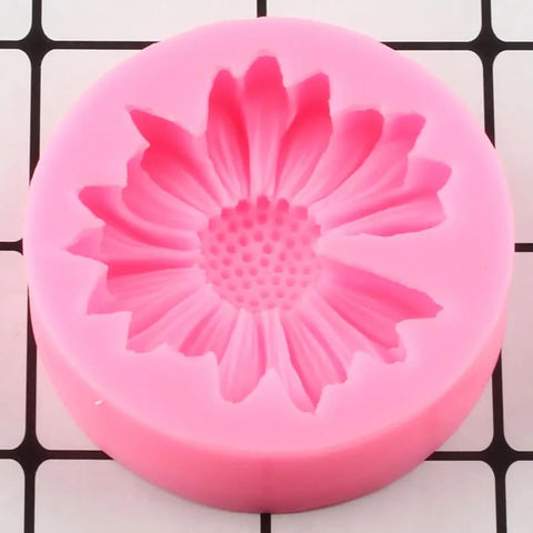 Smello's Single Cavity Sunflower Silicone Fondant Mould (FB 140)