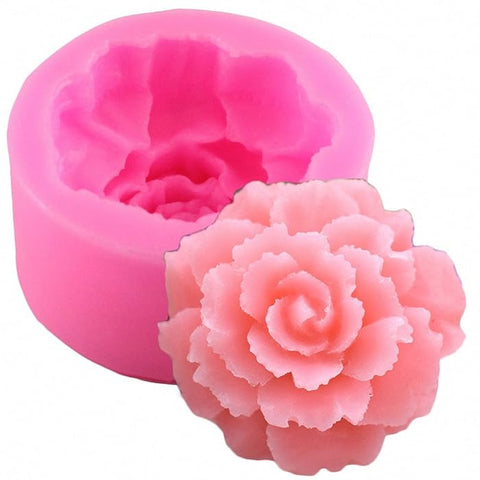 Smello's 3D Carnation Silicone Soap Moulds (SC 118)