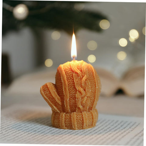 Smello's Christmas Woolen Gloves Texture Candle Silicone Mould (SCM 213)