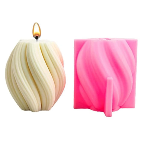 Smello's Line Swirl Candle Silicone Mould (SCM 145)