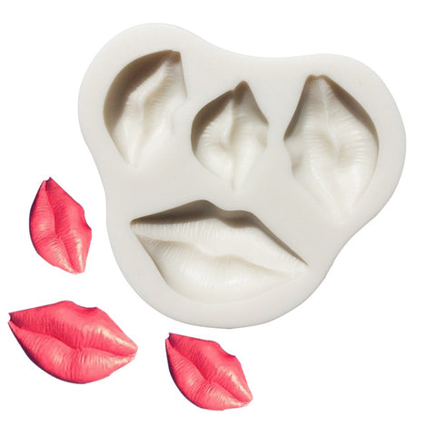 Smello's 3D Lips Silicone Fondant Mould (FB 101)