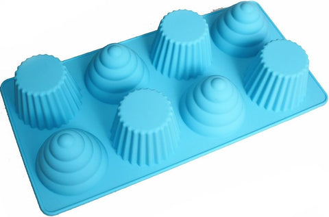 Smello's 8 Cavity Cupcake Kids Special Silicone Mould (KS 111)