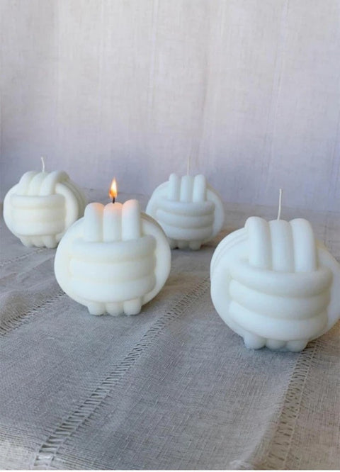 Smello's Knitted Knots Candle Silicone Mould (SCM 120)