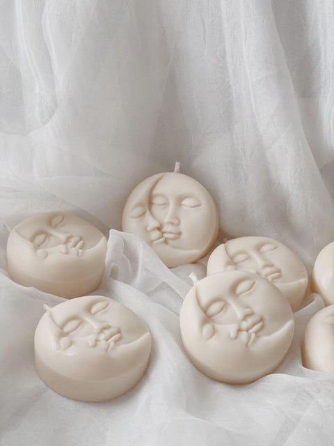 Smello's Sun - Moon - Face - Candle Silicone Mould (SCM 135)