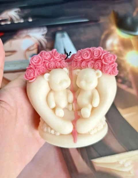 Smello Love's Embrace Silicone mould for Candles, Soap & Resin (SCM 276)