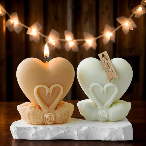 Smello Swan Couple Silicone mould for Candles, Soap & Resin (SCM 279)