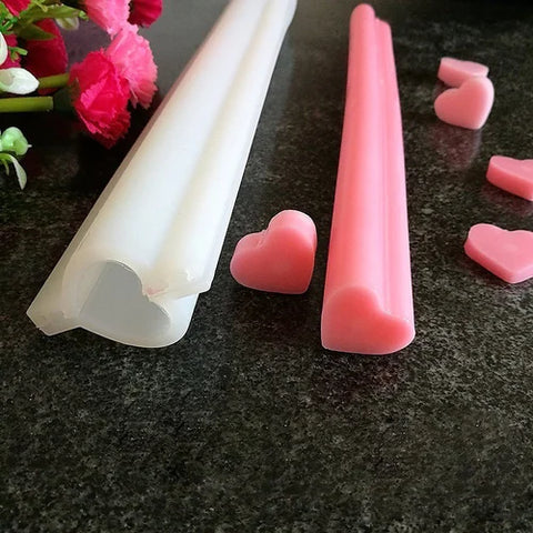 Smello's Heart Tube Silicone Mould (TM 103)