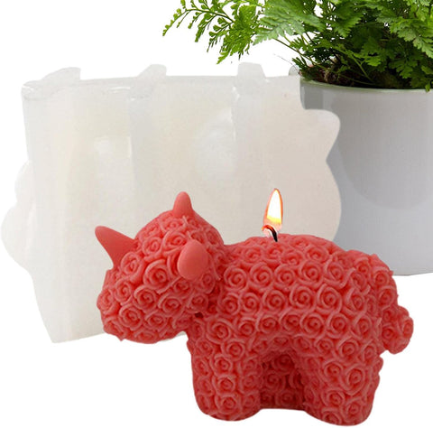 Smello's 3D Bear Candle Silicone Mould (SCM 189)