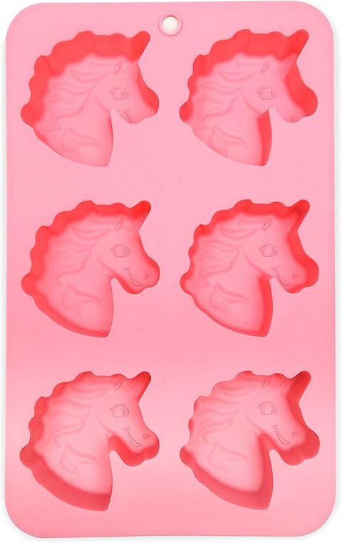 Smello's 6 Cavity Unicorn Horse Kids Special Silicone Mould (KS 115)