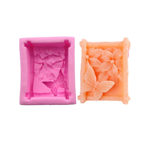 Smello's Flower and Butterfly Silicone Soap Moulds (SC 115)