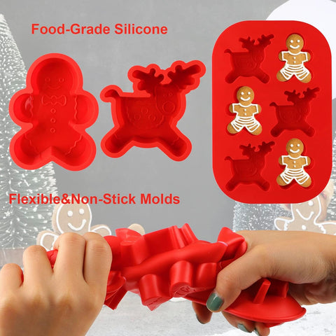 Smello's Christmas Deer and Gingerbread Man Moulds (CE 104)