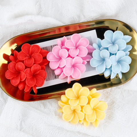Smello 3D Plumeria Frangipani Flower Silicone Candle & Soap Mold (SCM 289)