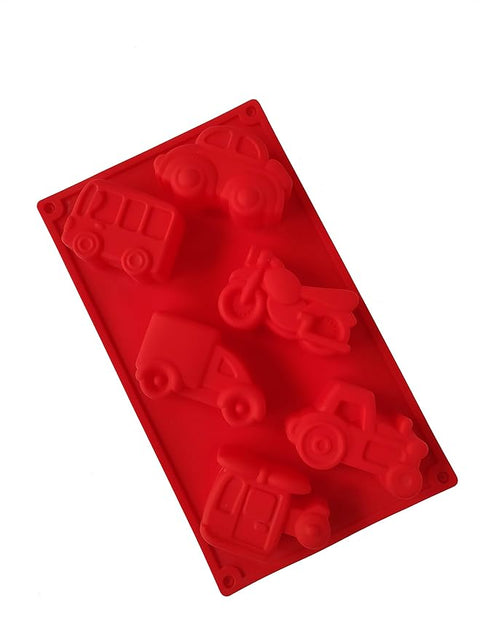 Smello's 6 Cavity Animal Lion Bear Buffalo Kids Special Silicone Mould (KS 103)