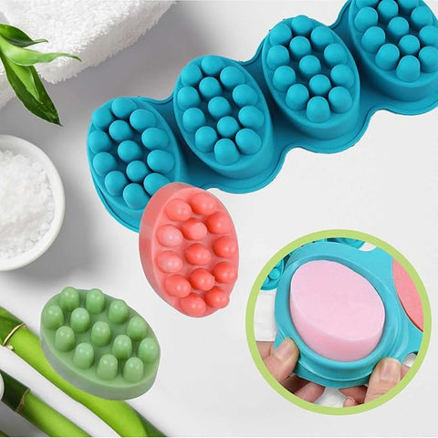 Smello's 4 Cavity Massage Kids Special Silicone Mould (KS 114)