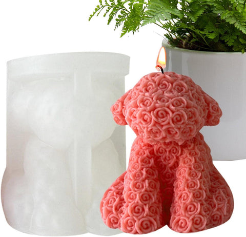 Smello's Cartoon Bear Candle Silicone Mould (SCM 190)