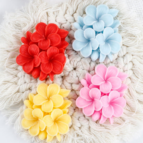 Smello 3D Plumeria Frangipani Flower Silicone Candle & Soap Mold (SCM 289)