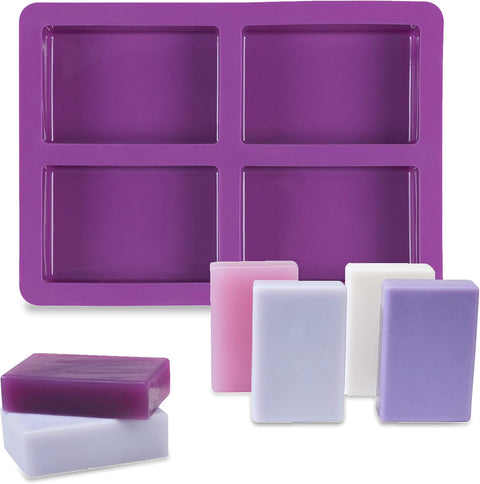 Smello's 4 Cavity Rectangle Silicon Moulds (BS 110)