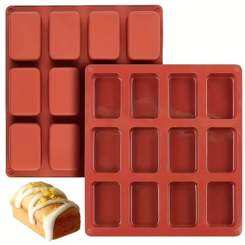 Smello's 12 Cavity Rectangle Silicon Moulds (BS 112)